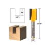 YONICO Router Bits Set Straight 5 Bit 1/4-Inch Shank 14522q