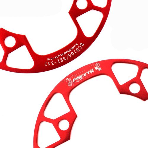 UPANBIKE Montain Bike Chainring Guard 104 BCD Aluminum Alloy Chain Ring Protector Cover For 32~34T 36~38T 40~42T Chainring Sprockets (40T-42T, Blue)