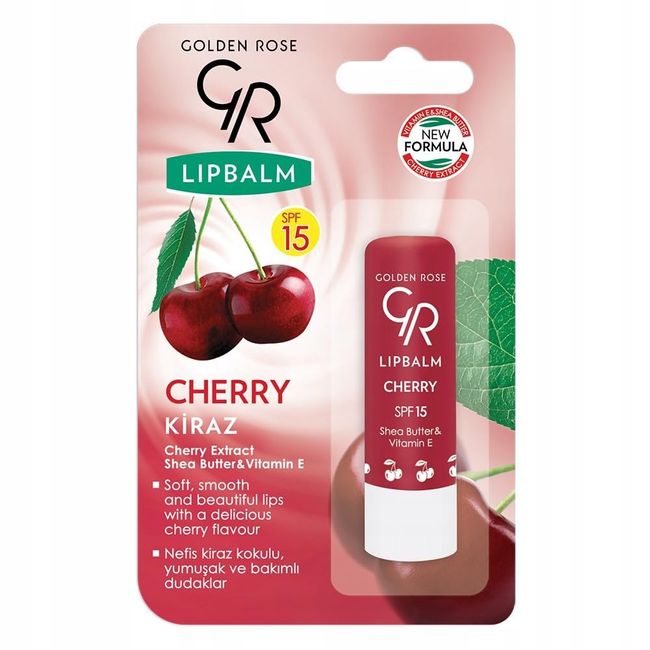 Golden Rose Lip Balm Dudak Bakım Kremi SPF 15 Cherry No:07