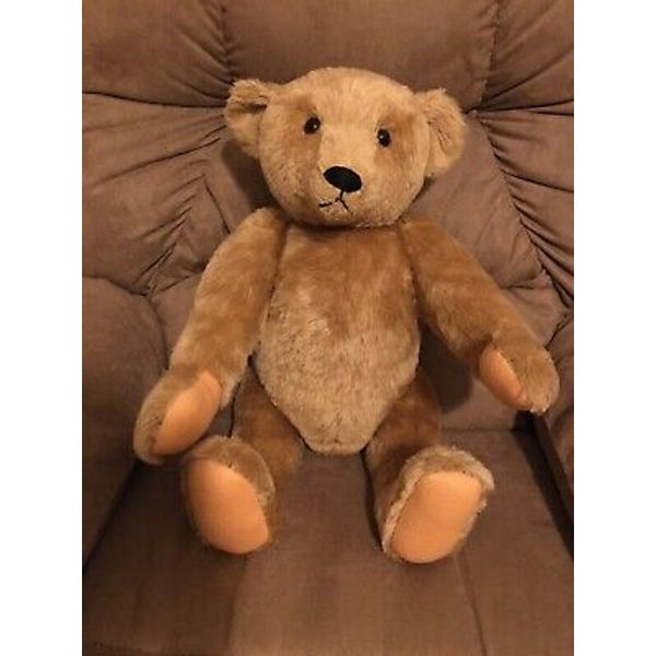 Vintage 24-Inch Margaret Woodbury Strong Museum  Steiff Teddy Bear