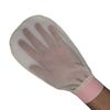 Turkish 100% Raw Cocoon Silk Exfoliating Glove/Mitt, Body Scrub Exfoliator Bath Mitt, Fake Tan Remover Bath Glove, Natural Glow for Women, Men, Shower, Hammam, Spa by Feel Fine (Pinky Orange)