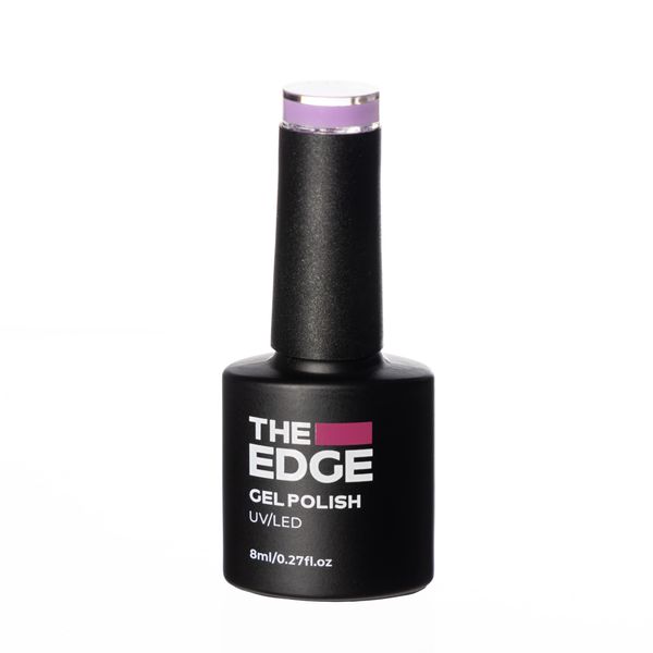 THE EDGE Gel Nail Polish 8ml - The Lavender - UV/LED Manicure/Pedicure for Salon & Home Use, Highly Pigmented/Long Lasting/2-Coat Coverage