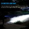 Trustfire 2350Lumens Tactical LED Flashlight TypeC Rechargeable Torch With Clip 