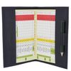 Soft Leather Golf Scorecard Holder 2315 Navy