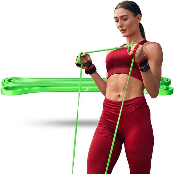 FX FFEXS Resistance Bands Set Men - Exercise Bands Durable Latex - Pull Up Bands Gym - Stretch Bands for Exercise - Workout Bands Fitness - Elastic Bands Gym - Men & Women - All Strength Levels