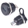 PENGLIN 2-PACK USB Male to Female Panel Mount Adapter, USB Socket to Plug Extension Bulkhead Adapter