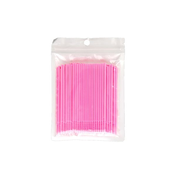 100pcs Car Repair Pen Touch Up Brush Scratch Repair Eyelash Care Brush Paint Brush Brush Paint Brush Brush Paint Disposable Applicator Japu+plus2018(Pink)