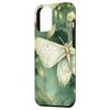 iPhone 13 Pro Max Moth Lover Sage Green Pattern Cute Luna Moth Smartphone Case