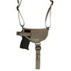 Barsony Desert Sand Horizontal Shoulder Holster for Ruger Max 9 Right