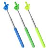 Bonsicoky 3 Pack Telescoping Teachers Pointer - Versatile Retractable Hand Pointers for Teaching and Presentations - Extendable to 21.7 Inches - Blue + Yellow + Green