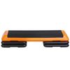 43'' Exercise Aerobic Step Platform Adjustable Fitness Stepper w/4 Risers Orange