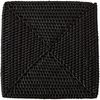 coaster natural material b2c coaster square black