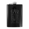 8oz We're All Stories in the End - Black Flask
