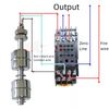 Liquid Level Sensor, Jadeshay Liquid Water Level Sensor Controller Liquid Float Switch Stainless Steel Double Ball Float Switch Water Level Controller Sensor Switch for Tank Pool(100mm)