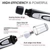 Ear and Nose Hair Trimmer Clipper, 2023 Professional Painless Eyebrow & Facial Hair Trimmer for Men Women, Battery-Operated Trimmer with IPX7 Waterproof, Dual Edge Blades for Easy Cleansing