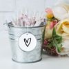 Avery Metal Rim Key Tags, 2.25" Diameter Tag, Includes Strings, White, 500 Tags (14316)