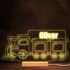 Fingerprint Designs Kids Train Personalised Gift Lamp Night Light