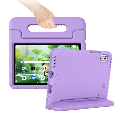 Bolete Kids Case for Lenovo Tab M9 9 Inch 2023 Model TB-310XU/TB-310FU, Android Tablet for Lenovo 9 Inch Case with Handle EVA Foam Shockproof Washable Cover for Adults, Kids (Customized Purple 02)