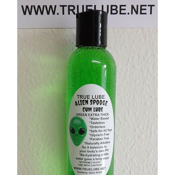 Cum Lube Alien Spooge True Lube Water Based Personal Lubricant 8oz