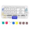 80pcs 6mm Trimmer Capacitors, Electronic Capacitor Kit 5/10/20/30/40/60/70/120P Adjustable Capacitance Trimmer Capacitor Kit