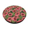 Cute Echinacea Inspired Flower Pattern Plant Lover Floral PopSockets mit austauschbarem PopGrip