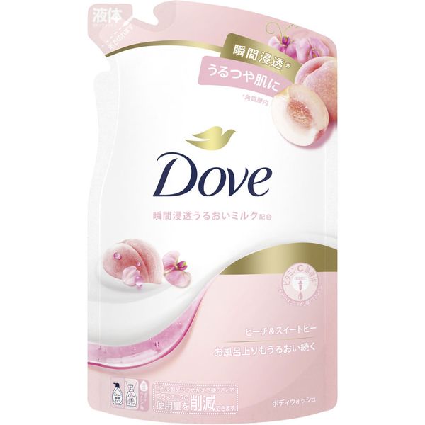 Unilever Japan Dove Body Wash Peach &amp; Sweet Pea Refill 330g