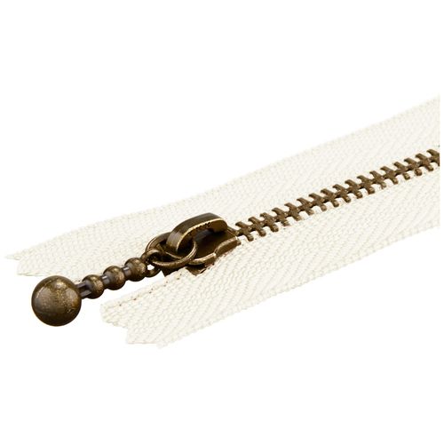 Y.K.K 3GKB-12 Antique Gold Ball Fasteners, Fasteners, Pack of 10, Length 4.7 inches (12 cm), #571, Light Beige