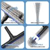 Poolvio 5-in-1 Pool Cleaning Kit - Includes Semi-Deep Skimmer Net, Aluminum L...