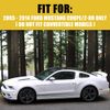 For 2005-2014 Ford Mustang Pair Car Side Window Louvers Shutter Cover Vent Black