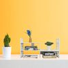  Expandable Openwork Desktop Bookshelf Organizer Shelving Home Decor shelf US