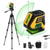 PREXISO NEW 100Ft Rechargeable Self Leveling Laser Level Point Cross Laser Level