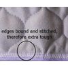 washable bed pads with flaps Lilac 78cm x 83cm
