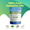 Stress Relief Bath Salt 32 Ounces Epsom Salt with Natural Spearmint and Eucalyptus Essential Oils Plus Vitamin C in BPE Free Pouch with Easy Press-Lock Seal