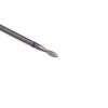 MZCMSL 6pcs Cuticle Drill Bits with Case, Pro Diamond Flame Bit for Russian Manicure,3/32 Shank efile Bit Set