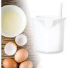 Euiuxoy Multifunctional Egg White Separator Egg White Separator Egg White Whisk for Kitchen Baking Cooking Cream Separator Eggs Separator (Yellow)