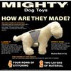 MIGHTY- Microfiber Frog– Squeaker -Made with Stuffing. Strong & Tough. Interactive Play Dog Toy. Machine Washable & It Floats (Regular)