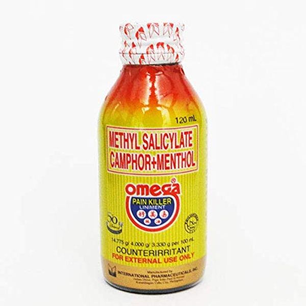 Omega Pain Killer Liniment - 120ml Genuine (New Packaging)