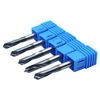 5Pcs 3/16in Solid Carbide Spotting Drill,2 Flute,90 Degree Bits Tool for Medium Hardness Steel, Brass, Iron