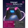 EasySMX X05 2.4g Wireless Gaming Controller for PC/Steam/iPhone/Android/Switch - Bluetooth Controller Gamepad with Hall Effect, RGB Lights and Turbo, Anti-Drift Controller