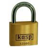 Kasp 125 Premium Brass Padlock - 60 Millimeters