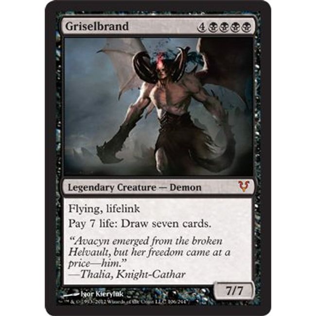 Magic The Gathering - Griselbrand (106) - Avacyn Restored