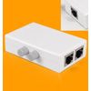 Network Switch Box, 100M 2 In 1 Out/ 1 In 2 Out, Intranet and External Network Freely Switch
