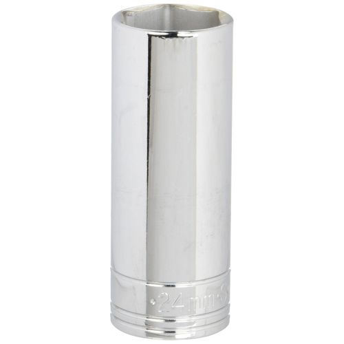SK Tools USA 1/2" Drive, 24MM, 6 Point, Deep Chrome Socket | 40024