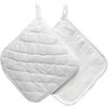 Creativ 444601 POT HOLDERS SIZE 20X20 CM - WH, White