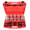 Universal Press & Pull Sleeve Kit Bush Bearing Removal Insertion Tool Set 27PCS