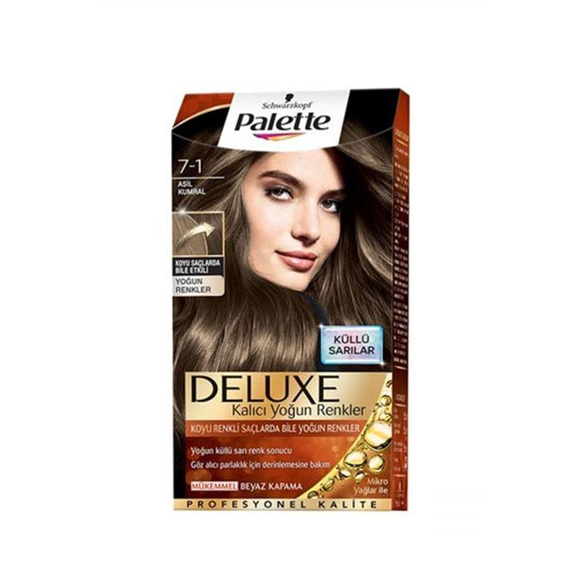 Palette Deluxe Saç Boyası 7-1 Asil Kumral