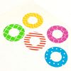 2000 Pack, Hole Reinforcement Ring Labels Stickers - 20 Assorted Designs