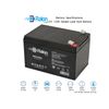 Raion Power 12V 12Ah Battery For Boreem Scooters