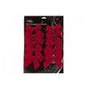 Small Red Velvet Bows Christmas Tree/Home Decorations 10 Pack