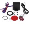 Universal 12V LED Car Push Button Starter Switch Engine Start Button Kit Push Button Ignition Starter Switch(Red)